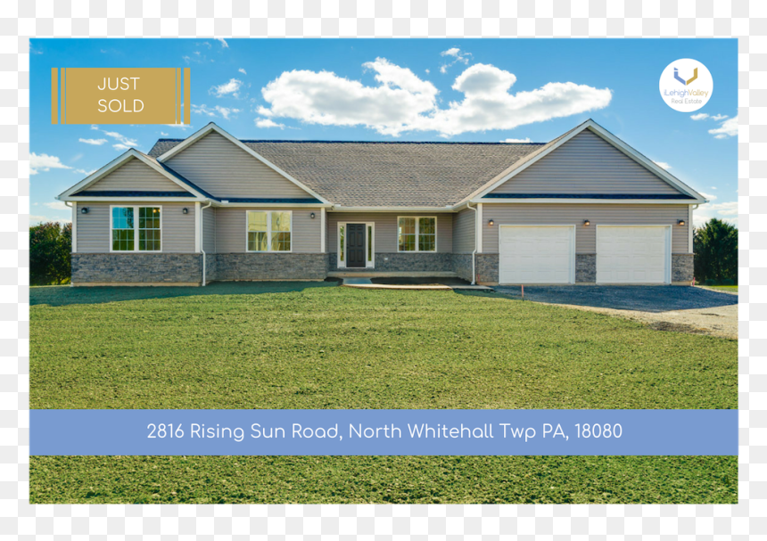 2816 Rising Sun Road, North Whitehall Twp, - Lawn, HD Png Download - house sold png