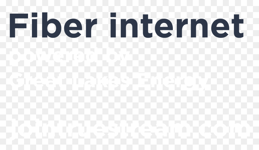 Fiber Internet Powered By Great Lakes Energy Jointruestream - Dick Blick Art Materials, HD Png Download - great lakes png