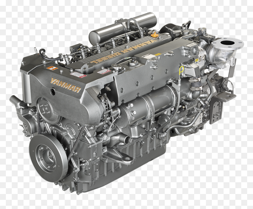 Diesel Engine Png Transparent - Yanmar 6ly2m Wdt, Png Download - diesel png