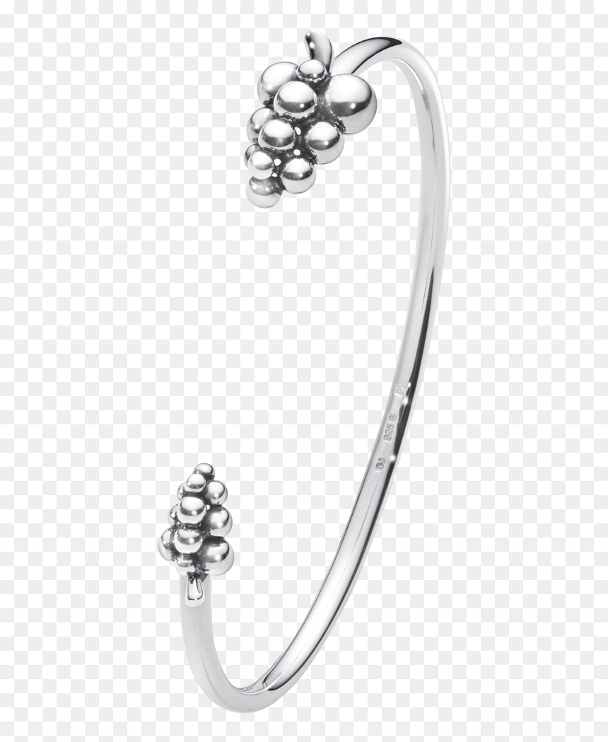 Moonlight Grapes Bangle - Georg Jensen Moonlight Grapes Bracelet, HD Png Download - png jewellers bangle designs