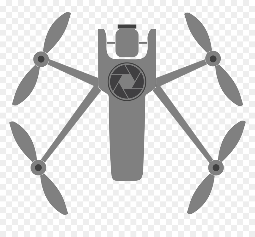 Drone, Video, Air, Photo, Flying, Aircraft, Helicopter - Light Aircraft, HD Png Download - drone vector png