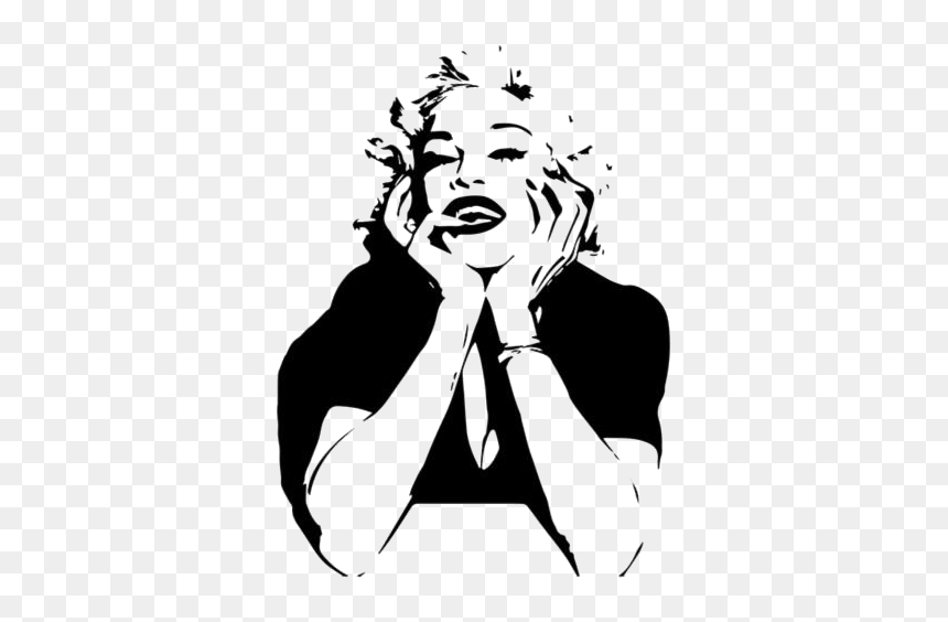 Madonna Silhouette, HD Png Download - famous png
