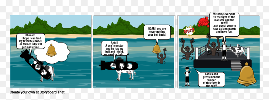 Comics, HD Png Download - water monster png