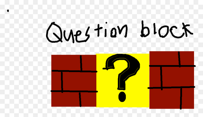 Graphic Design, HD Png Download - mario question block png