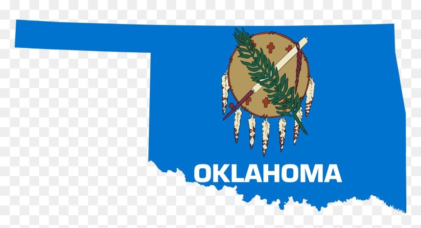 Transparent Korean Flag Png - State Of Oklahoma, Png Download - oklahoma state logo png