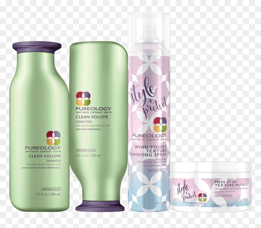 Transparent Hair Texture Png - Shampoo 250ml Pureology Clean Volume, Png Download - blonde beard png