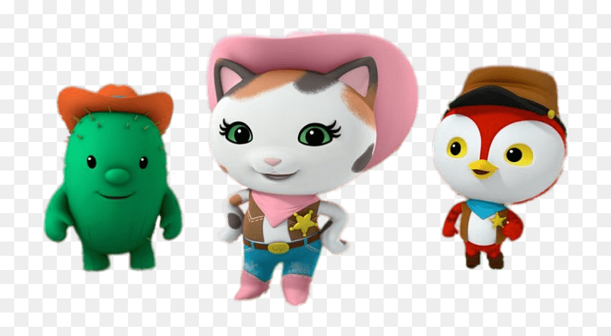 Sherrif Callie"s Wild West Callie, Peck And Toby - Sheriff Callie's Wild West, HD Png Download - sheriff callie png