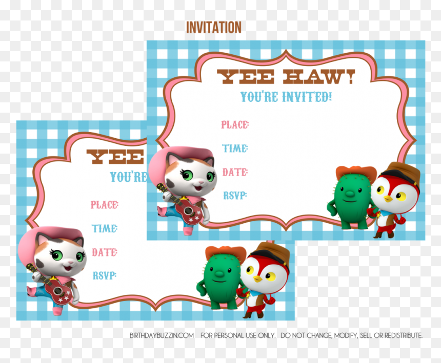 Large Size Of Sheriff Callie Birthday Invitations Free - Sheriff Callie's Wild West Tags, HD Png Download - sheriff callie png