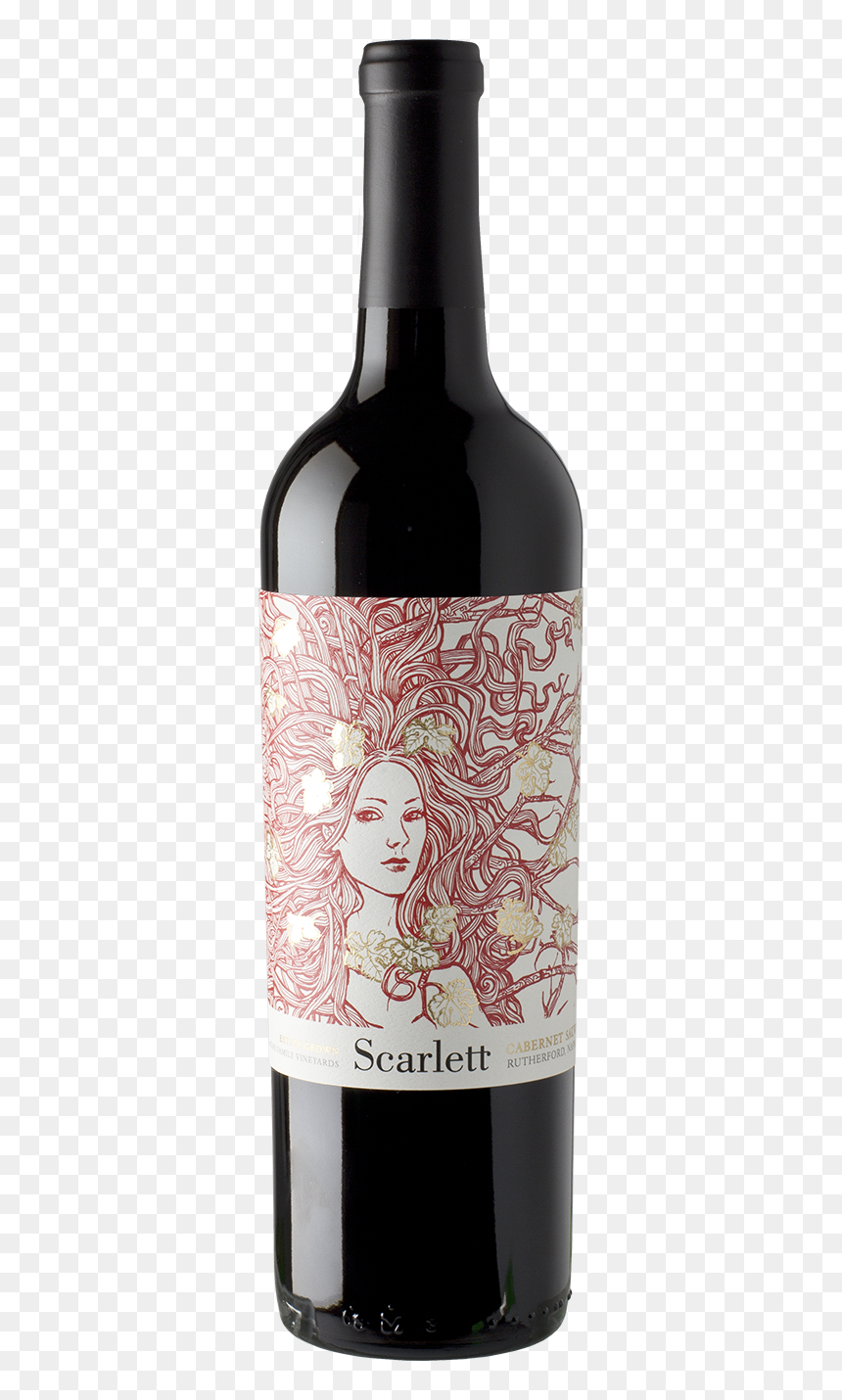Wine Bottle, HD Png Download - scarlett bordeaux png