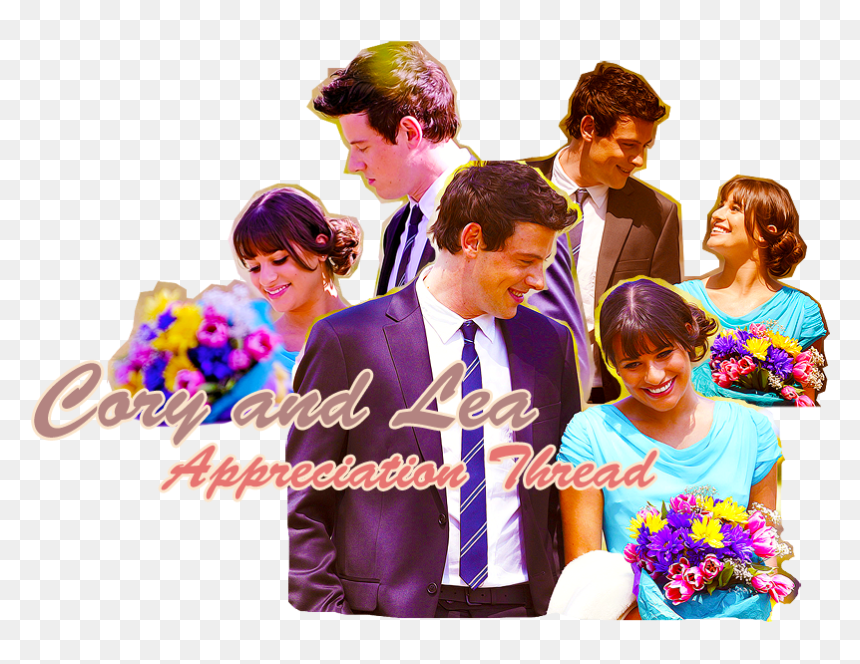 Cory Monteith And Lea Michele, HD Png Download - kat mcnamara png