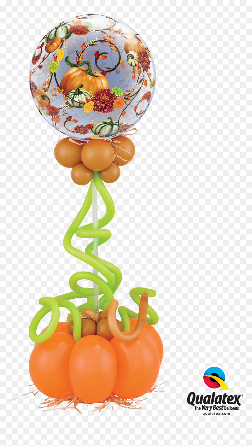 Autumn Floral Centerpiece - Centrepiece Balloons Qualatex, HD Png Download - centerpiece png