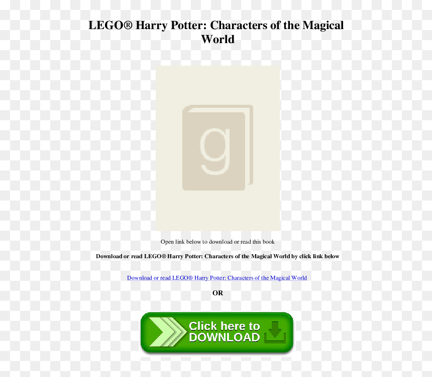Book, HD Png Download - harry potter characters png
