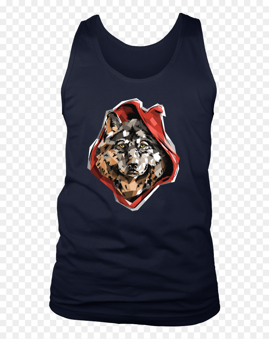 Cool Graphic Red Ridin - Red Wolf Design, HD Png Download - wolf print png