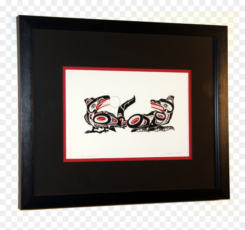 Richard Shorty Original Paintings 1993, HD Png Download - wolf print png