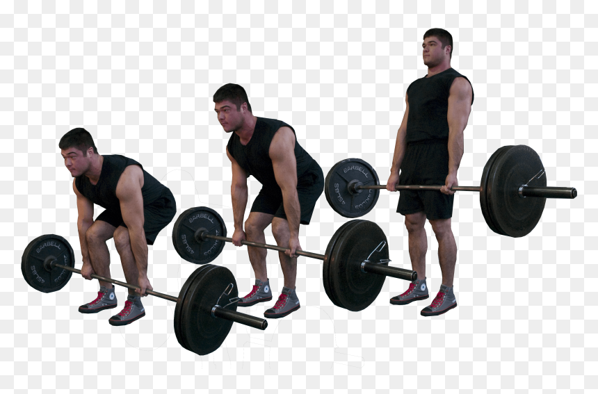 Transparent Deadlift Png - Barbell Deadlift, Png Download - weight bar png