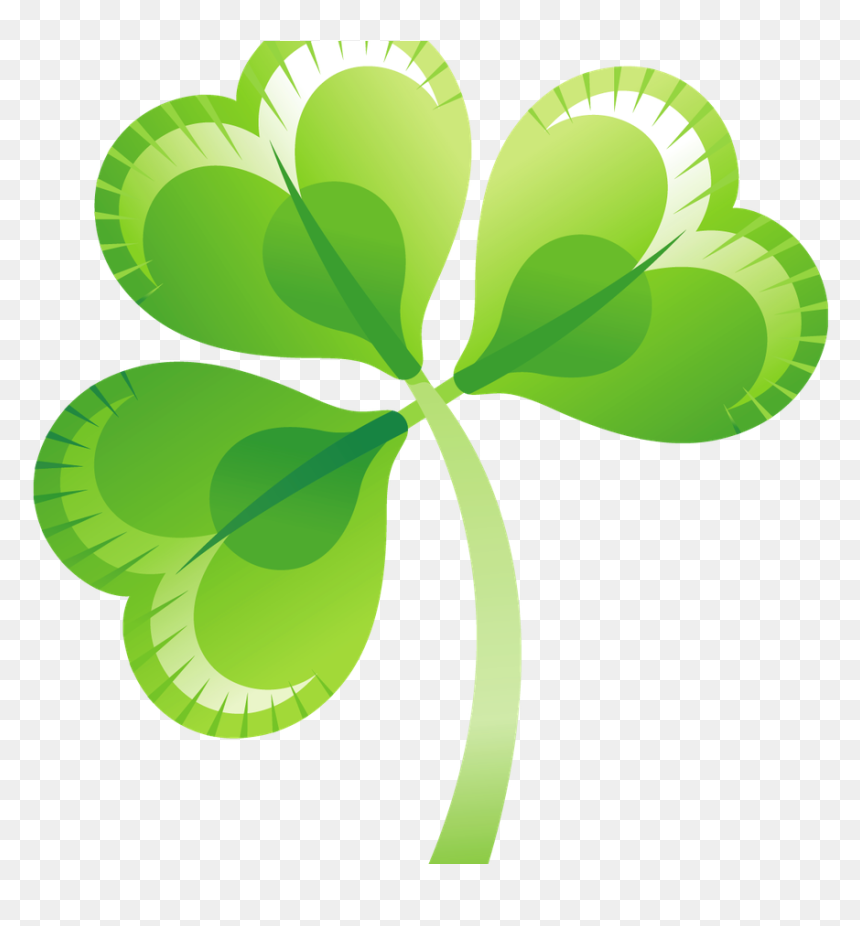 Clover Portable Shamrock Transparency Graphics Network - Transparent Background Transparent Shamrock, HD Png Download - clover border png