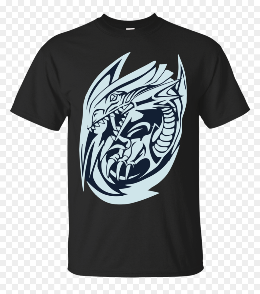 Blue Eye White Dragon Yugioh Tshirt - Yugioh Blue Eyes White Dragon T Shirt, HD Png Download - dragon eye png