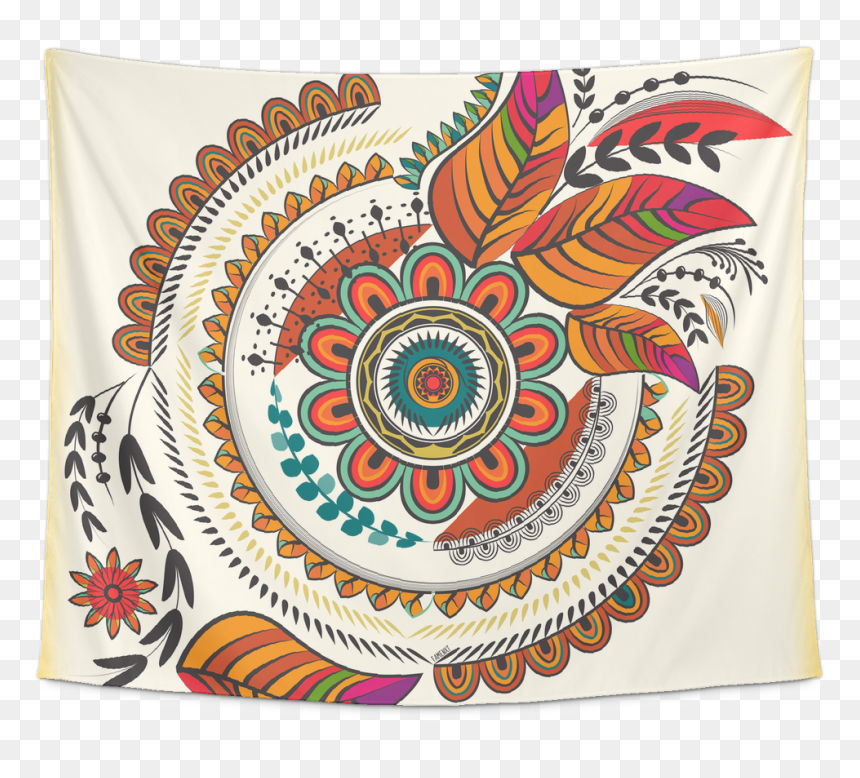 Mandala Wall Art Mural, HD Png Download - tumblr mandala png