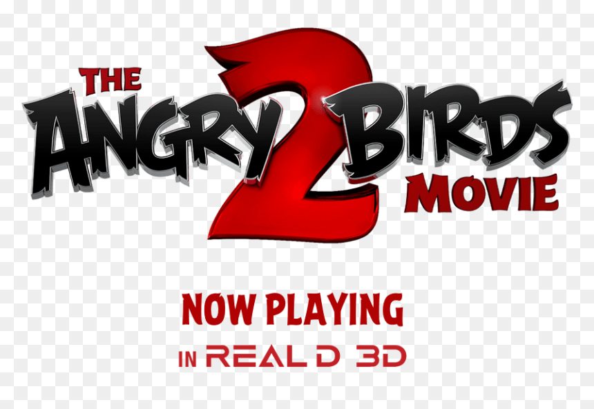Official The Angry Birds Movie 2 Movie Title - Logo The Angry Birds Movie 2, HD Png Download - angry birds movie png
