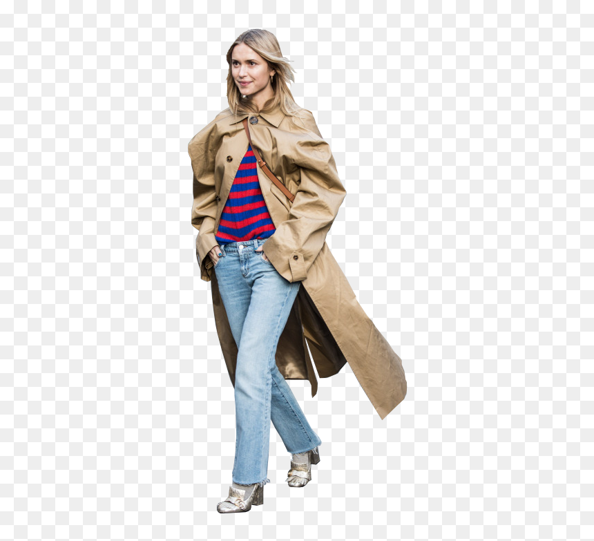 Woman Walking Cutout, HD Png Download - african american walking png