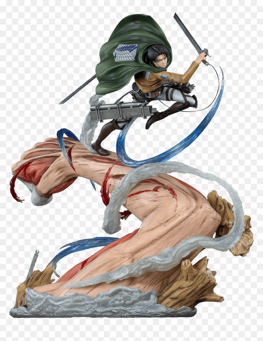 Figurine Attack On Titan, HD Png Download - levi ackerman png