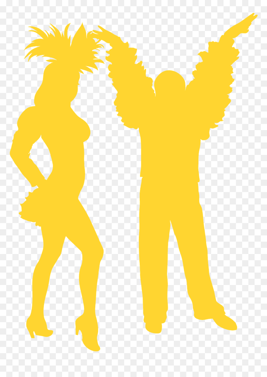 Illustration, HD Png Download - people dancing silhouette png