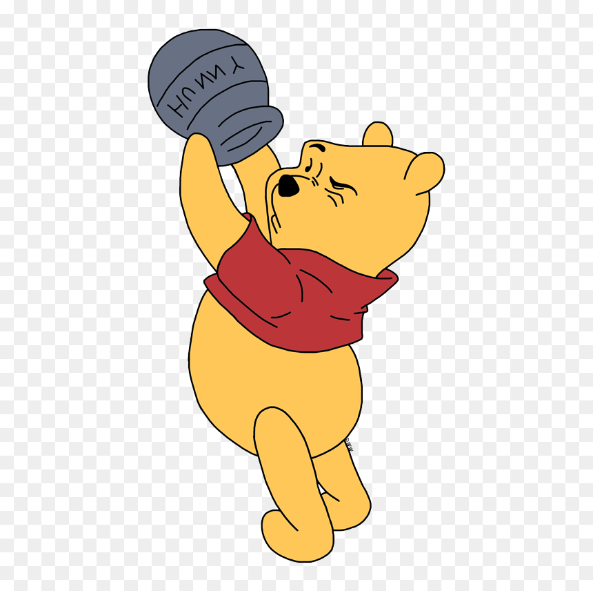 Winnie The Pooh Looking For Honey, HD Png Download - classic winnie the pooh png