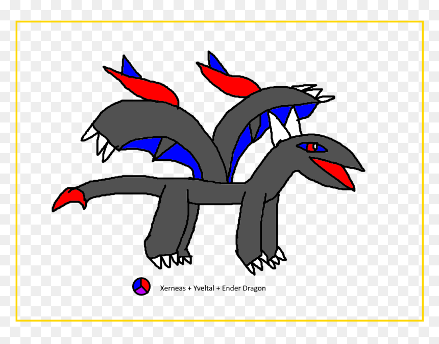 Transparent Ender Dragon Png - Xerneas, Png Download - enderdragon png