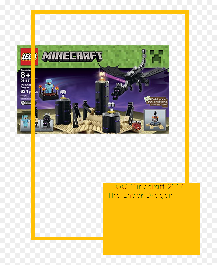 Minecraft Ender Dragon Toy Set, HD Png Download - enderdragon png