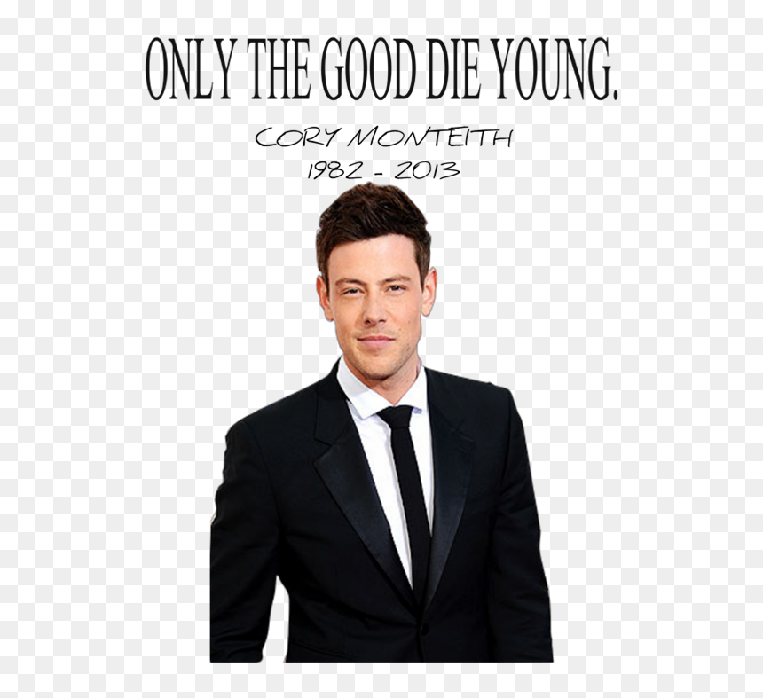 Cory Monteith, HD Png Download - lea michele png