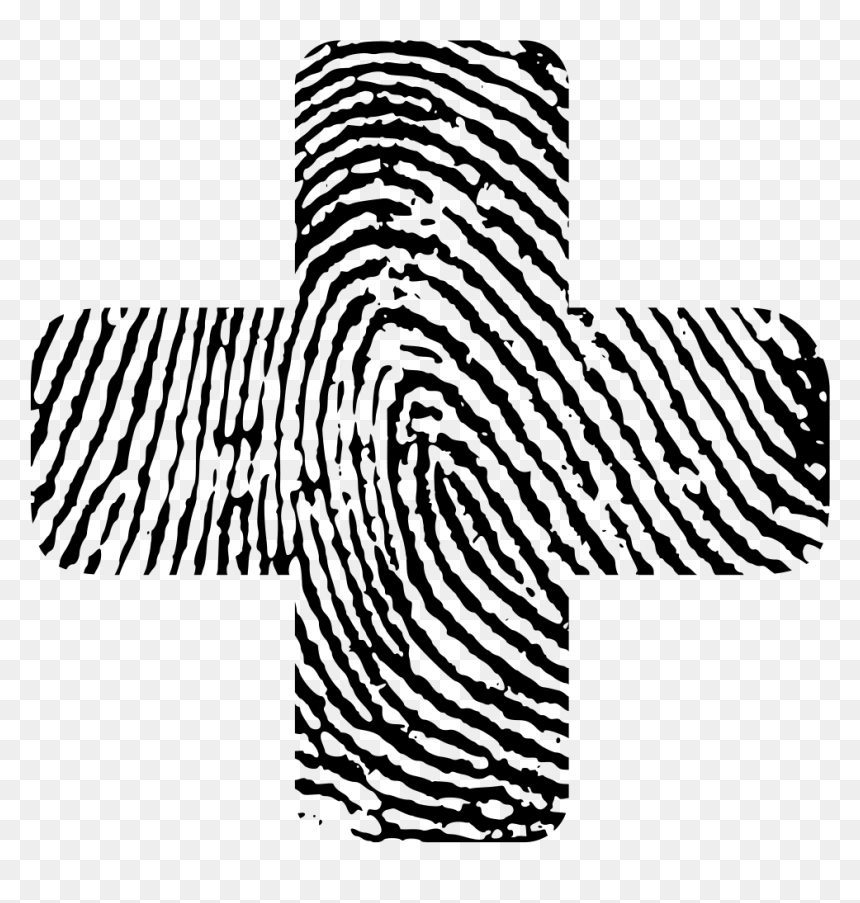 White Fingerprint Heart, HD Png Download - d pad png