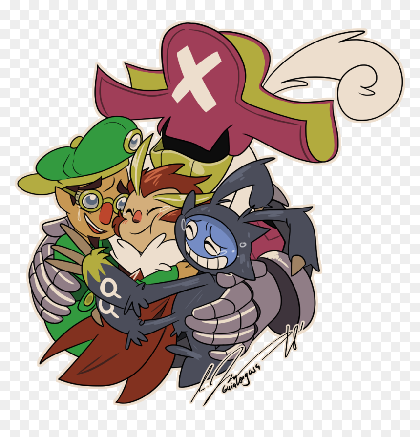 “group Hug Happy 2nd Anniversary To My Favorite Owl - Cartoon, HD Png Download - d pad png