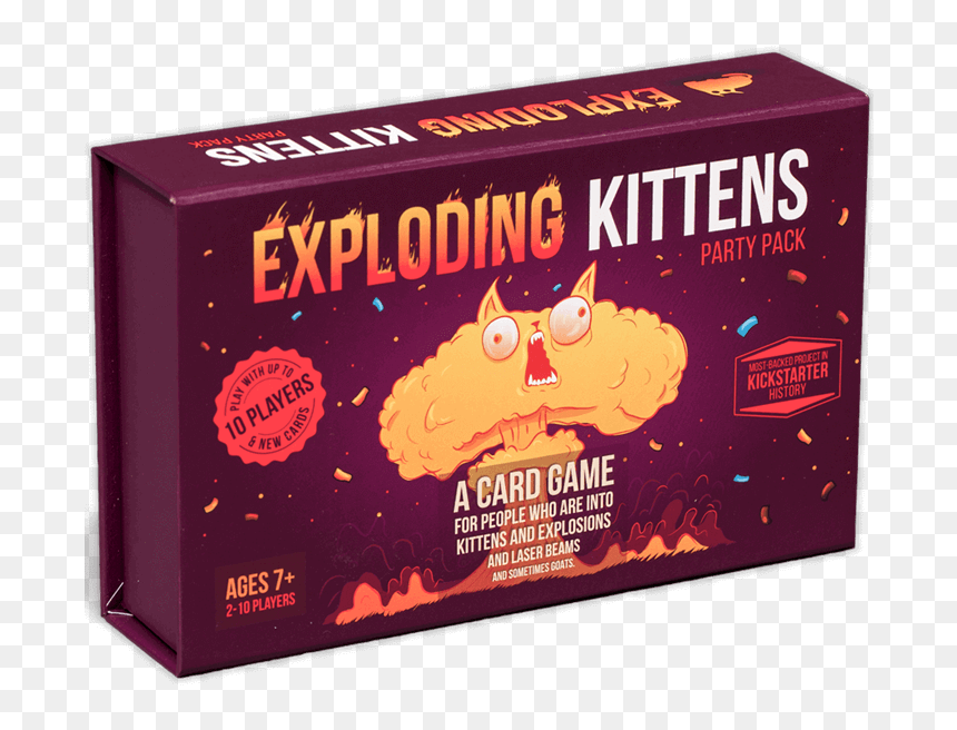 Exploding Kittens Party Pack, HD Png Download - exploding planet png