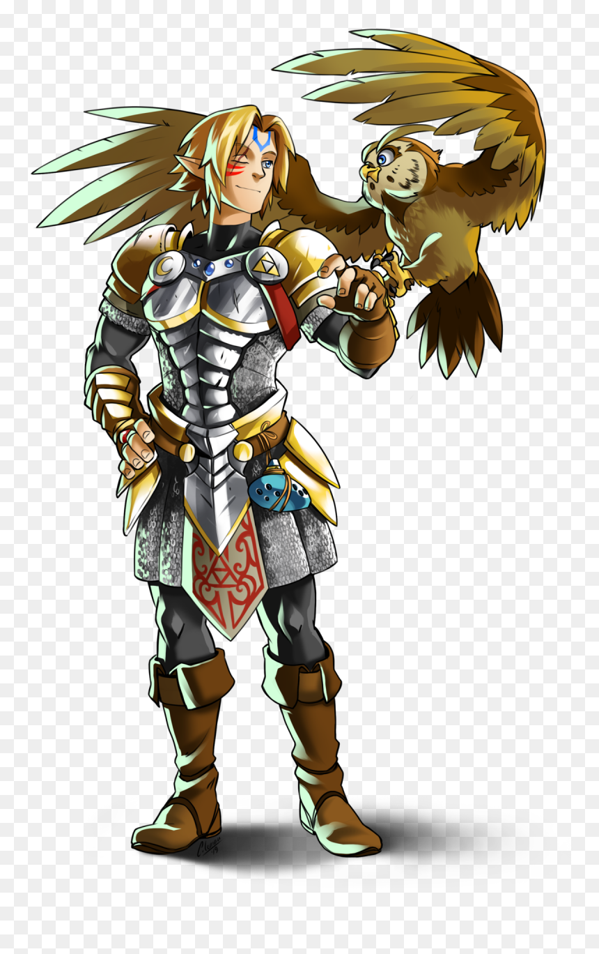 @linkeduniverse‘s Time Because He Is Badass And I Looove - Hero Of Time Linked Universe, HD Png Download - fierce deity link png