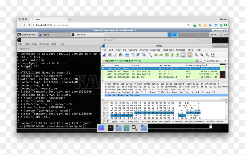 Vnc Send Remote Command, HD Png Download - kali linux logo png