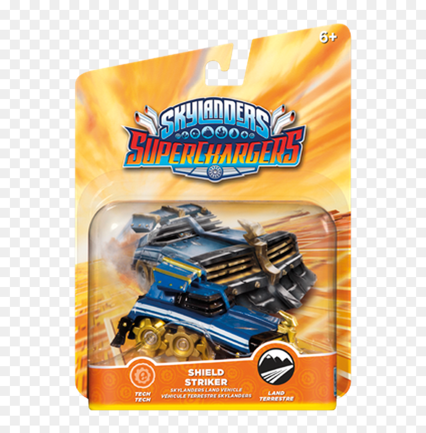 Skylanders - Superchargers - Shield Striker - Skylander Superchargers Shield Striker, HD Png Download - skylanders png