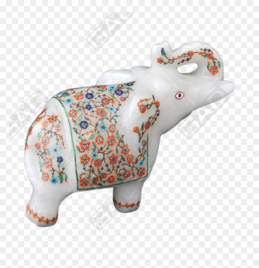 Indian Elephant, HD Png Download - marble statue png