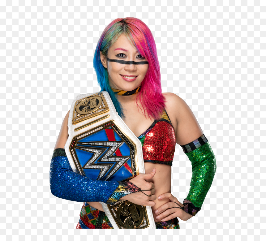 Smackdown Women"s Championship Png - Asuka Smackdown Women's Champion, Transparent Png - raw women's championship png