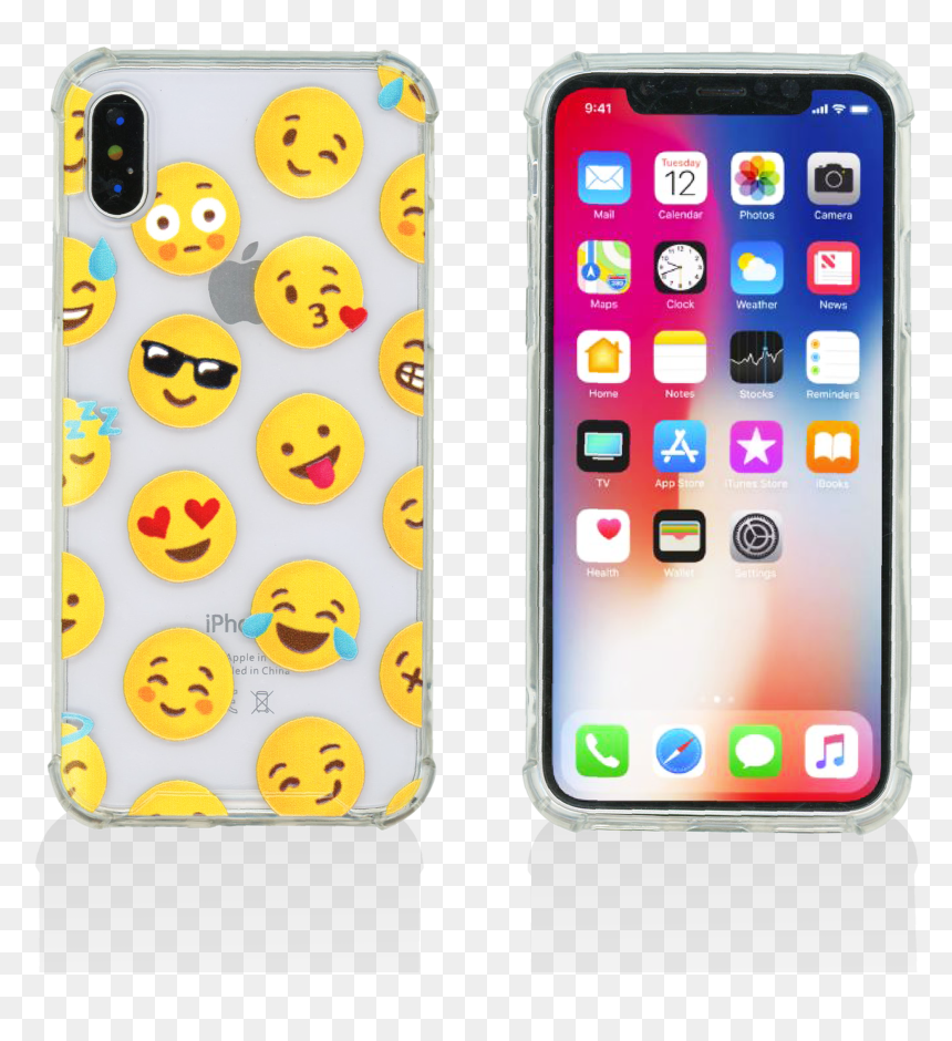 Iphone X/10/xs Mm Opal Art Series Emoji, HD Png Download - calendar emoji png