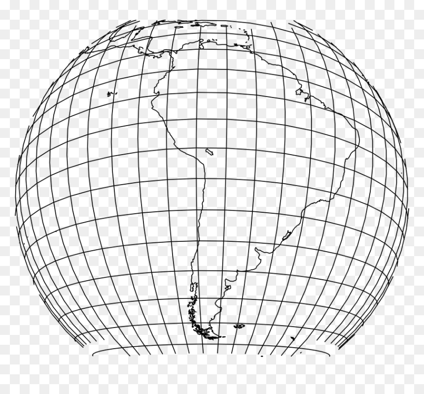 Lineas Para Estudiar La Tierra - Earth Grid Png, Transparent Png - planeta tierra png