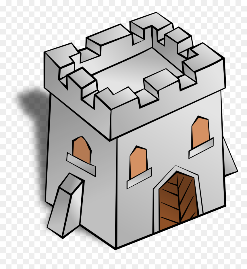Onlinelabels Clip Art - Stronghold Clipart, HD Png Download - watch tower png