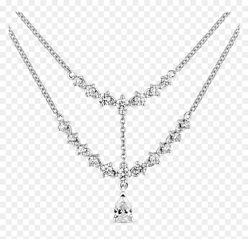 Necklace, HD Png Download - cadena de oro png