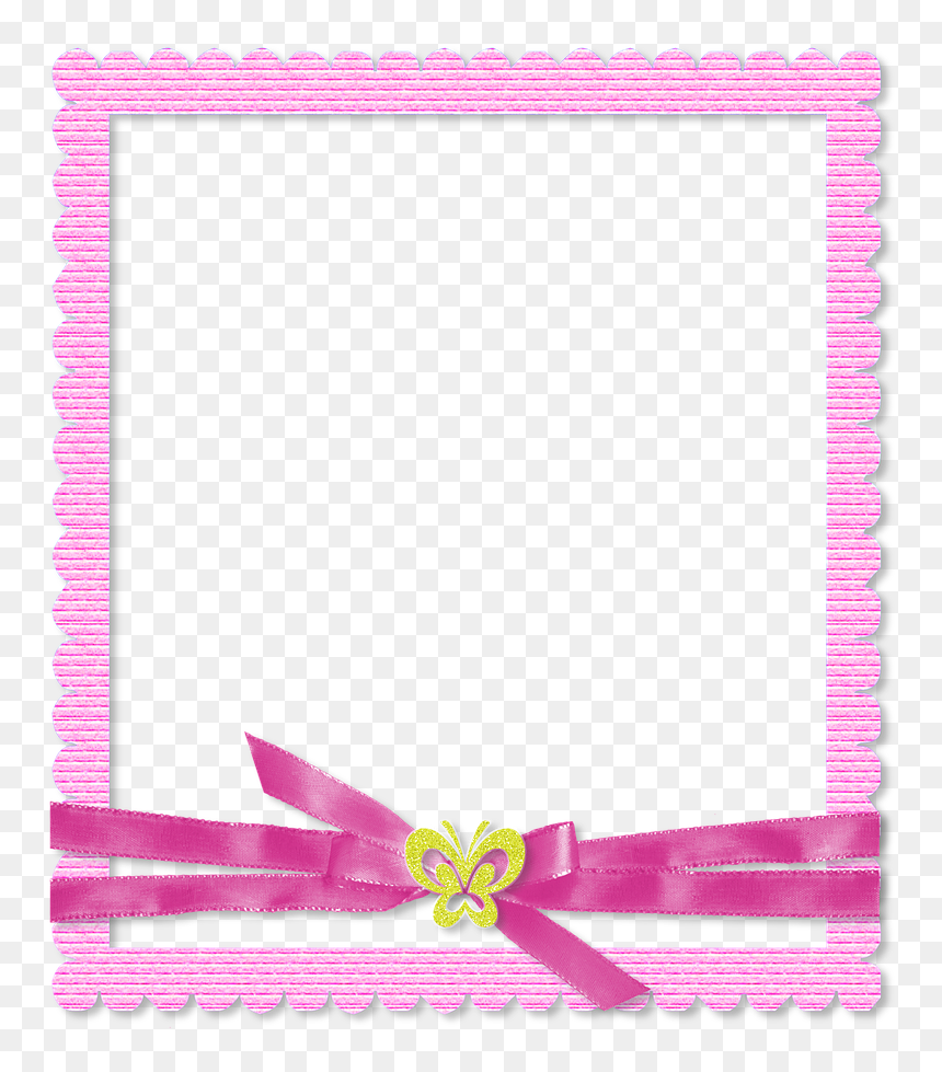 Photo Frame Scrapbook Pink Color Png Image - Marcos Png Color Rosa, Transparent Png - marcos.png