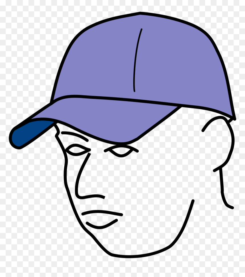 Cap On Head Drawing, HD Png Download - gorras png