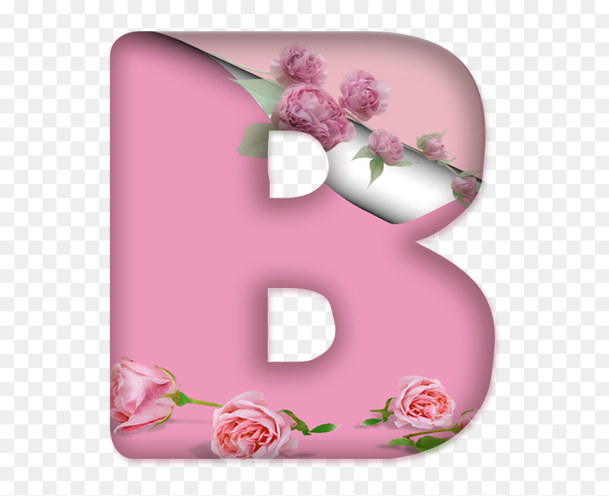 Alfabeto Decorativo Flor Png, Transparent Png - molduras de flores png