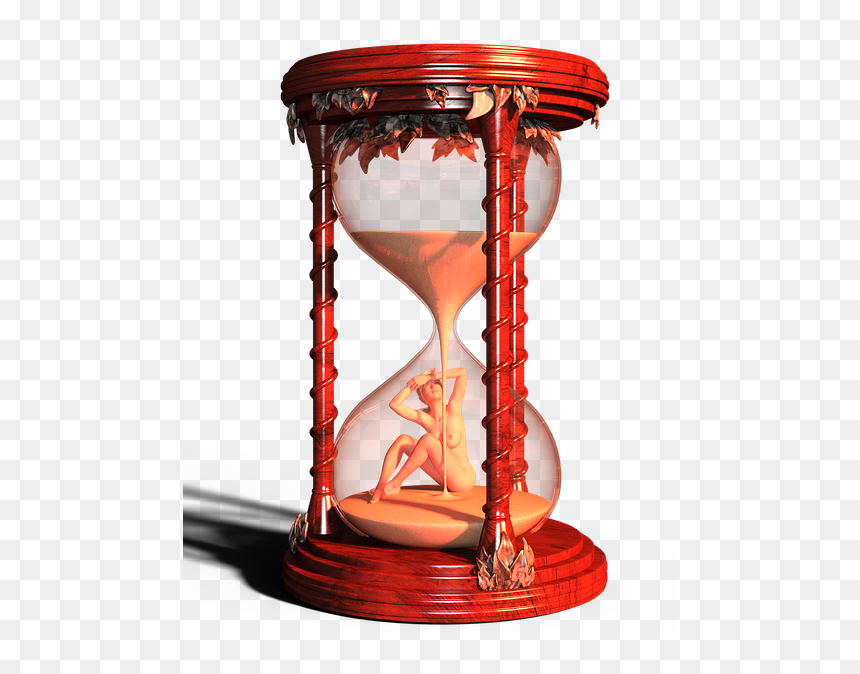 Reloj De Arena, Tiempo, Reloj, Fugacidad, Minutos - Transparent Broken Hourglass, HD Png Download - reloj de arena png