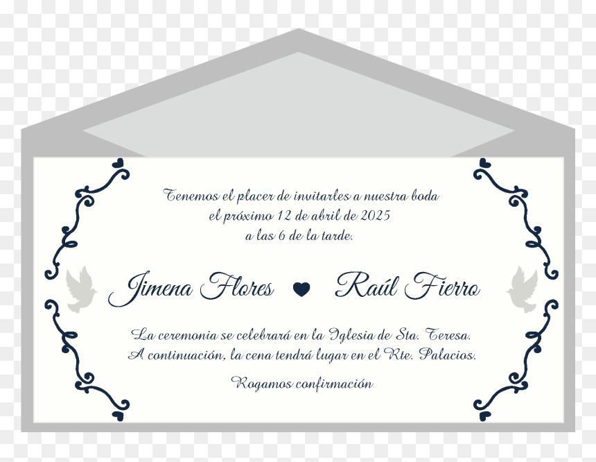 Calligraphy, HD Png Download - nuestra boda png