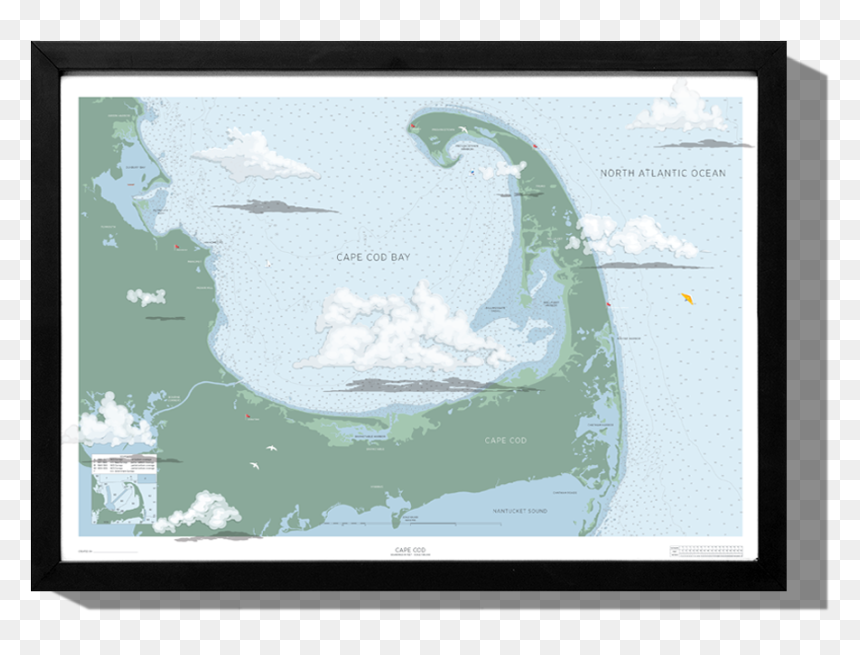 Rkr Cape Cod Black Frame, HD Png Download - nautical frame png