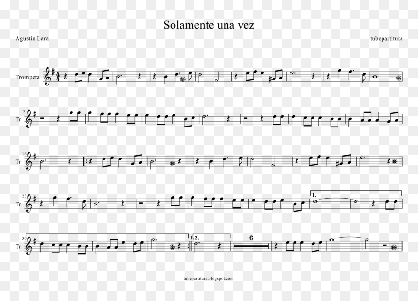 Only You Partitura Saxo Alto, HD Png Download - trompetas png