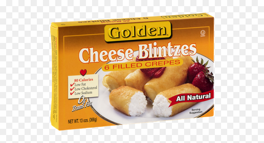 Golden Cheese Blintzes, HD Png Download - crepes png